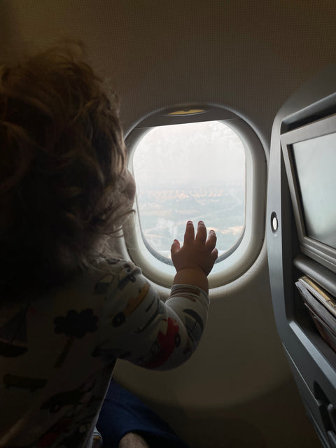 Nap time at 35,000 feet: Flying with a baby